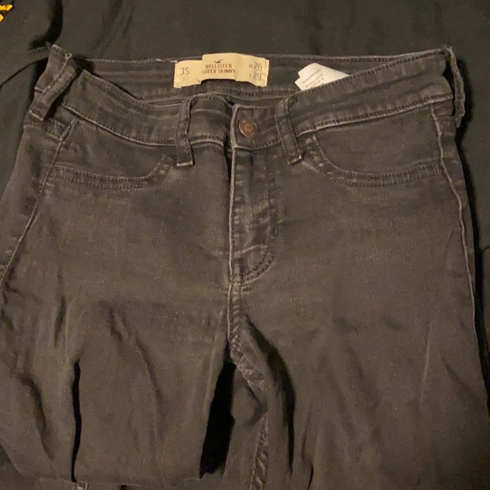 black non ripped jeans 3S